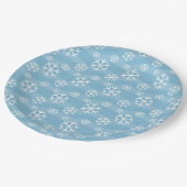 Assiettes En Carton plaques en papier de flocon de neige (Angle)