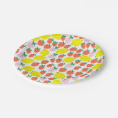 Assiettes En Carton Plaques en papier de fraise et citron (Angle)
