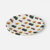 Assiettes En Carton Plaques en papier de fruits (Angle)