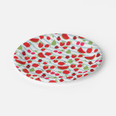 Assiettes En Carton Plaques en papier de fruits d'été triées (Angle)