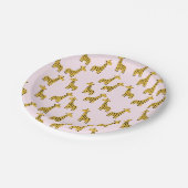 Assiettes En Carton Plaques en papier de la Girafe Cute (Angle)