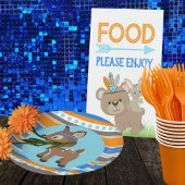 Assiettes En Carton Plaques en papier de la partie de cerfs de bois à