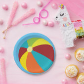 Assiettes En Carton Plaques en papier de la piscine de beach ball (Fête)