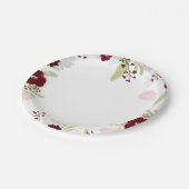 Assiettes En Carton Plaques en papier de mariage élégantes pour Rose d (Angle)