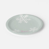 Assiettes En Carton Plaques en papier de Noël (Angle)