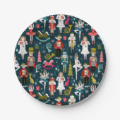 Assiettes En Carton Plaques en papier de Noël (Devant)