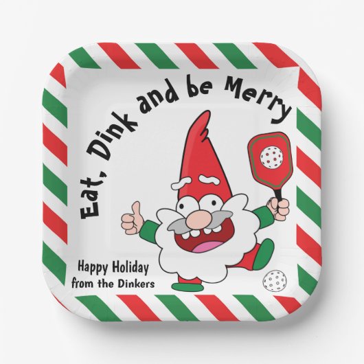 Assiettes En Carton Plaques en papier de Noël (Recto)