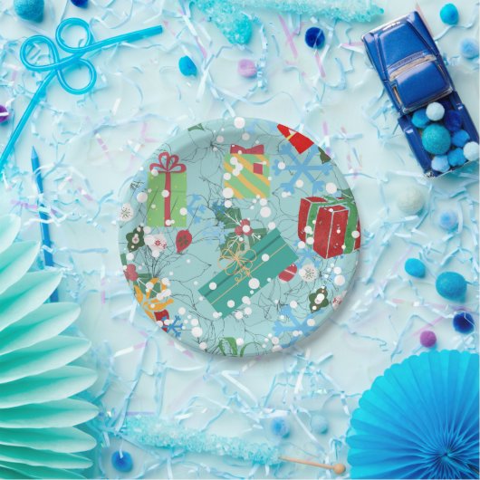 Assiettes En Carton Plaques en papier de Noël (Fête)