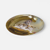 Assiettes En Carton Plaques en papier de Noël, Ange (Angle)