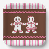 Assiettes En Carton Plaques en papier de Noël Cookies (Recto)