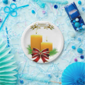 Assiettes En Carton Plaques en papier de Noël, Joyeuses fêtes (Fête)