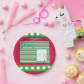 Assiettes En Carton Plaques en papier de Noël, Joyeux Noël (Fête)