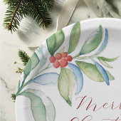 Assiettes En Carton Plaques en papier de Noël Simple Festive