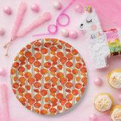 Assiettes En Carton Plaques en papier de Poppies Art Nouveau (Fête)