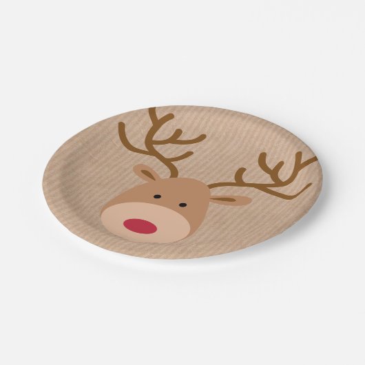 Assiettes En Carton Plaques en papier de rennes (Angle)