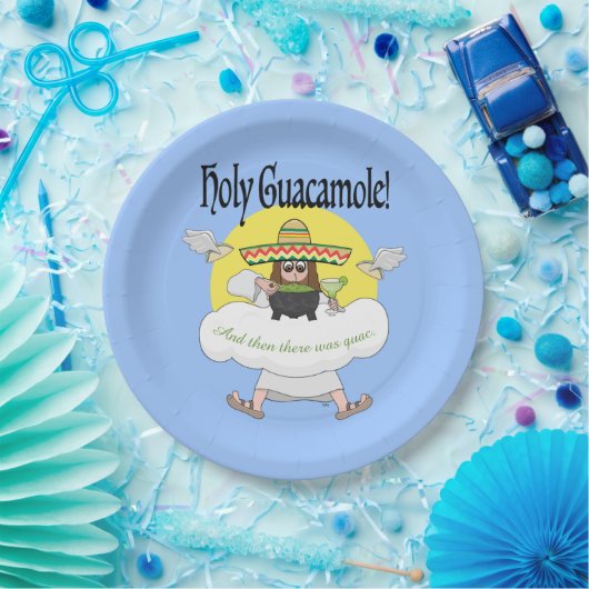 Assiettes En Carton Plaques en papier de Saint-Guacamole (Fête)