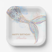 Assiettes En Carton Plaques en papier de sirène (Recto)