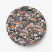 Assiettes En Carton Plaques en papier de tigres mignons (Devant)