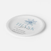 Assiettes En Carton Plaques en papier de vacances pour les fêtes d'hiv (Angle)