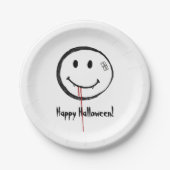 Assiettes En Carton Plaques en papier de vampire sanglant (Devant)