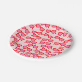 Assiettes En Carton Plaques en papier de verres en forme de coeur (Angle)