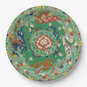 Assiettes En Carton Plaques en papier design pour chevaux chinois (Devant)