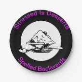 Assiettes En Carton Plaques en papier Desserts amusants gâteau d'anniv (Devant)