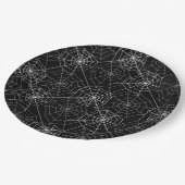 Assiettes En Carton Plaques en papier d'Halloween-Araignée Webs (Angle)