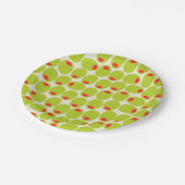 Assiettes En Carton Plaques en papier d'olives mignonnes (Angle)