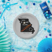 Assiettes En Carton Plaques en papier du Missouri Solar Eclipse (Fête)