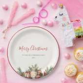 Assiettes En Carton Plaques en papier élégantes de Noël classiques (Fête)