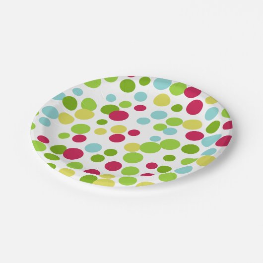 Assiettes En Carton Plaques en papier Festive Anniversaire (Angle)