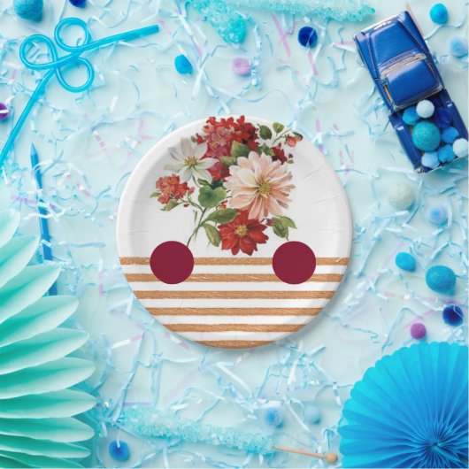 Assiettes En Carton Plaques en papier Fête des mères (Fête)