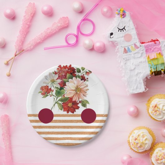 Assiettes En Carton Plaques en papier Fête des mères (Fête)