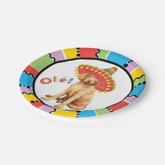 Assiettes En Carton Plaques en papier Fiesta Vizsla (Angle)