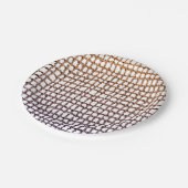 Assiettes En Carton Plaques en papier Filet beige (Angle)
