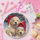 Assiettes En Carton Plaques en papier Golden Retriever (Fête)