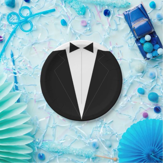 Assiettes En Carton Plaques en papier Groomsmen (Fête)