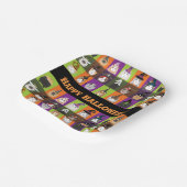 Assiettes En Carton Plaques en papier Halloween Poignées Guinée (Angulaire)