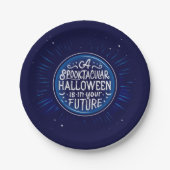 Assiettes En Carton Plaques en papier Halloween tactiles (Devant)