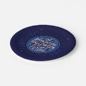 Assiettes En Carton Plaques en papier Halloween tactiles (Angle)