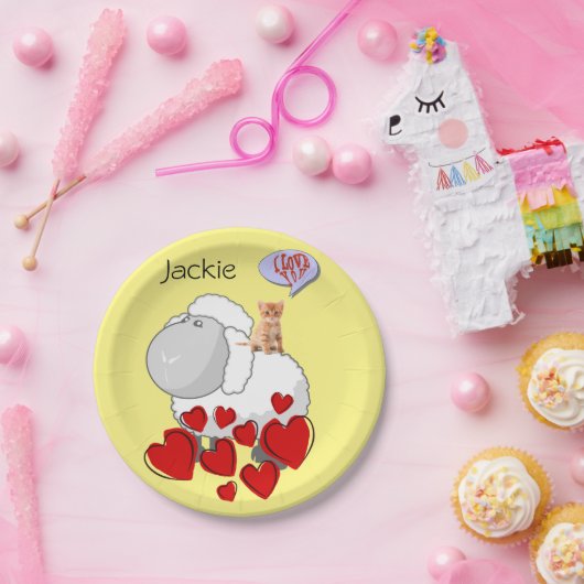 Assiettes En Carton Plaques en papier, Heureuse Sainte-Valentin Chevet (Fête)