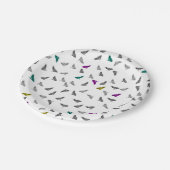 Assiettes En Carton Plaques en papier Howling Wolves (Angle)