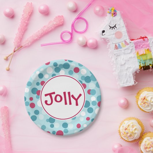 Assiettes En Carton Plaques en papier Jolly Holiday (Fête)
