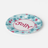 Assiettes En Carton Plaques en papier Jolly Holiday (Angle)