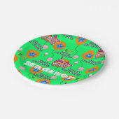 Assiettes En Carton Plaques en papier, Joyeux 10e anniversaire #10 Bal (Angle)