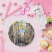 Assiettes En Carton Plaques en papier, joyeux anniversaire France Chie (Fête)