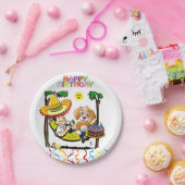 Assiettes En Carton Plaques en papier, Joyeux Anniversaire Homme Chien (Fête)