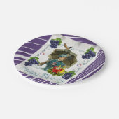 Assiettes En Carton Plaques en papier, joyeux Anniversaire victorien (Angle)