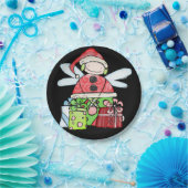 Assiettes En Carton Plaques en papier, Joyeux Noël Angel Père Noël noi (Fête)